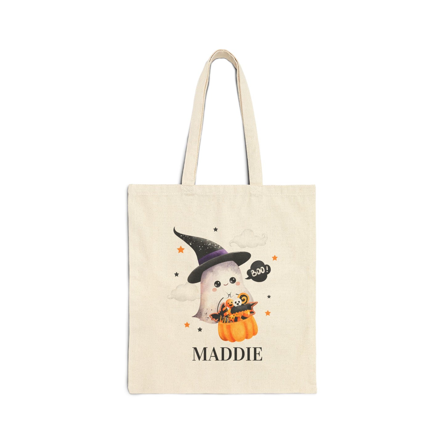 Vintage Halloween Ghost Tote Bag