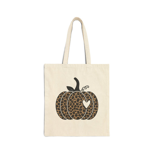 Pumpkin Cheetah Tote Bag