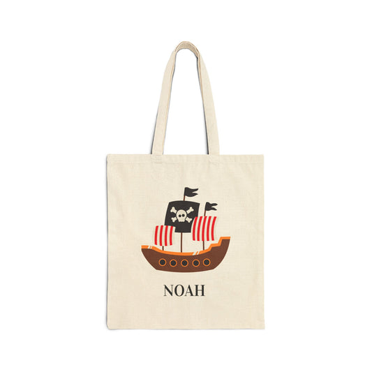 Pirate Ship Tote Bag